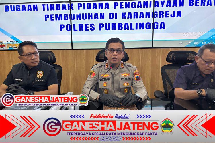 Polres Purbalingga Jelaskan Kasus Pembunuhan di Karangreja, Pelaku Alami Gangguan Jiwa
