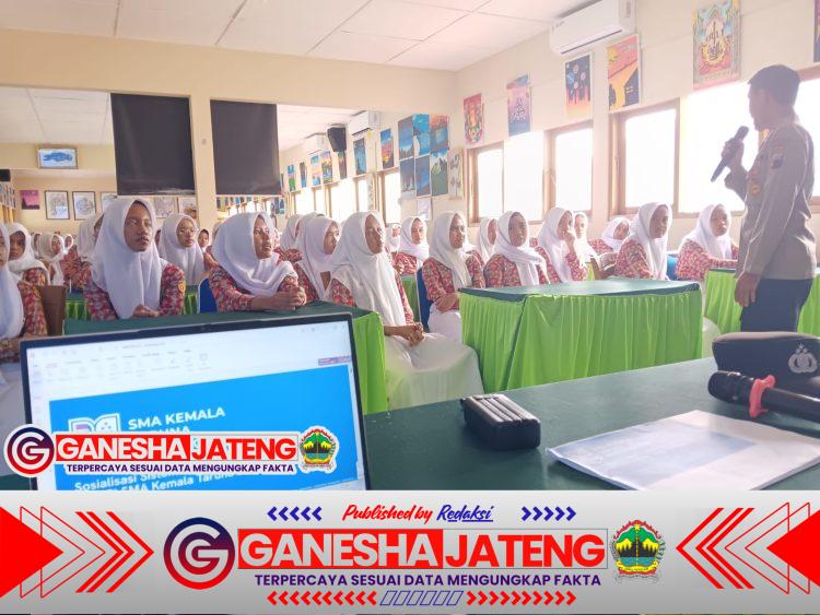 Polsek Jatisrono Gelar Sosialisasi Penerimaan Siswa Baru SMA Kemala Bhayangkari Bogor