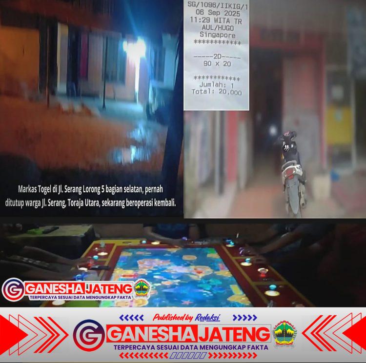 Meledak! Judi Togel dan Mesin Dindong Marak di Toraja, Elemen Masyarakat Desak Kapolda Sulsel  ‎