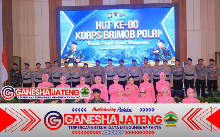 HUT Brimob Polri ke-80: Kapolda Lampung Tekankan Komitmen Pelayanan Untuk Kemanusiaan