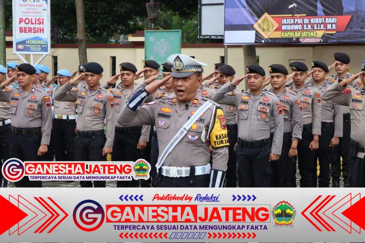 Apel Gelar Pasukan Operasi Zebra Candi 2025, Kapolresta Pati Tekankan Disiplin dan Humanisme di Lapangan