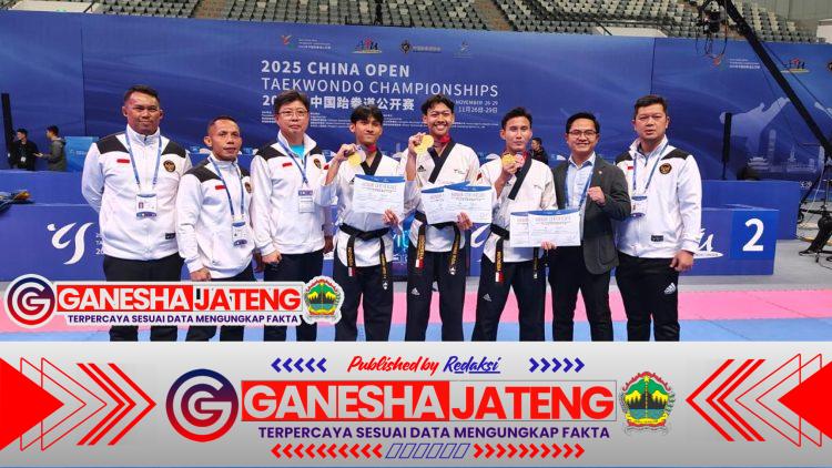 Tim Poomsae Putra Raih Prestasi Gemilang di China Open Taekwondo Championship 2025