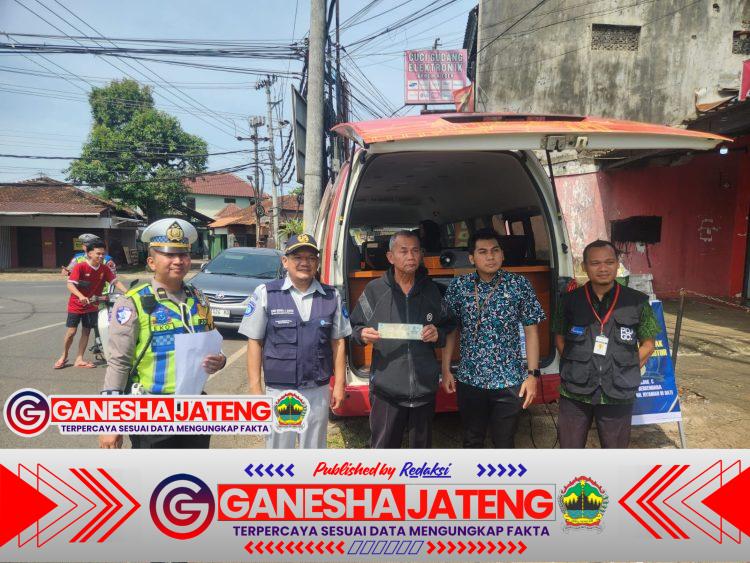 Satlantas Polres Jepara Gelar Sosialisasi Ops Zebra Candi 2025, Edukasi Pajak Kendaraan Diperkuat
