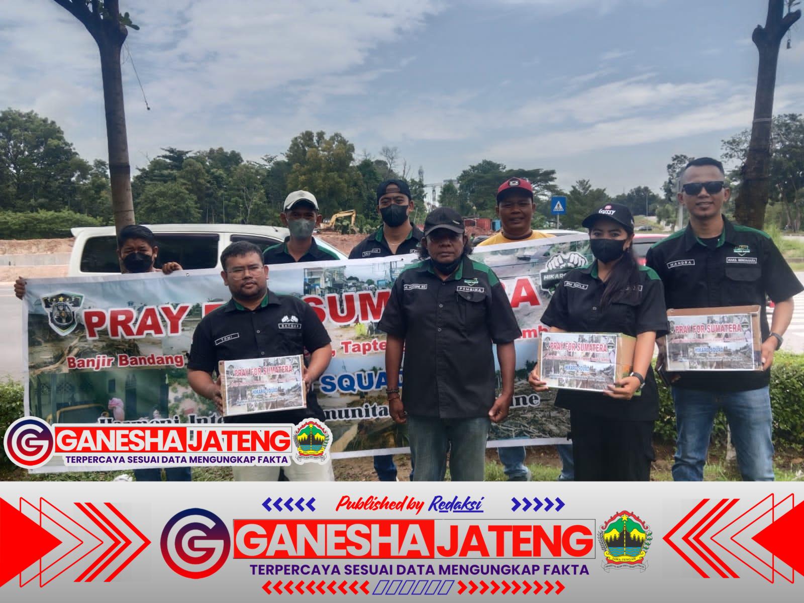 Hikaro Squad Gelar Aksi Sosial Penggalangan Dana Bencana Alam Sumatera