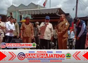 Presiden prabowo Tinjau langsung korban bencana banjir dan longsor di aceh tenggara,