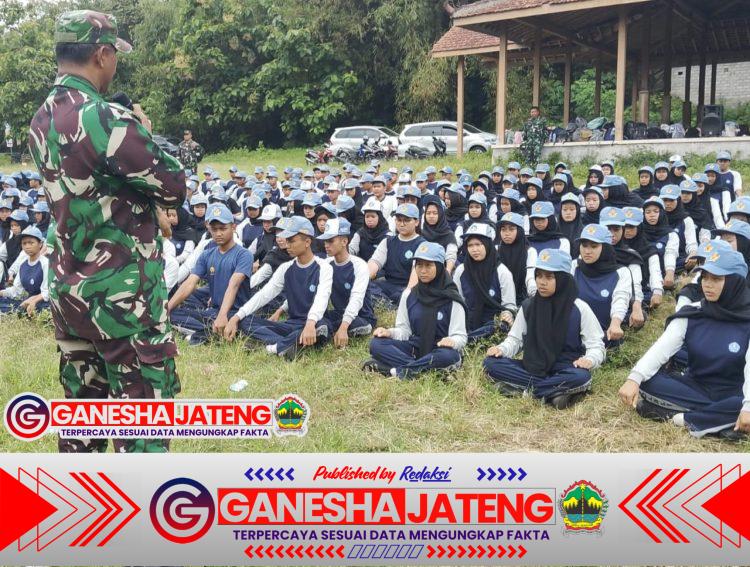 Koramil 01/Kota Boyolali Bina Karakter Siswa SMK I Boyolali, Tekankan Disiplin, Wawasan Kebangsaan, dan Bijak Bermedia Sosial